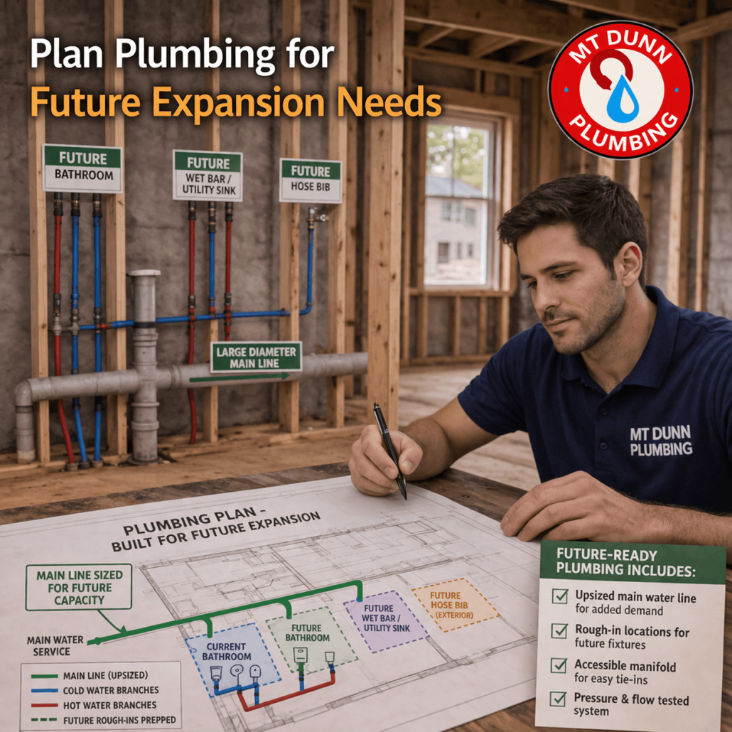 Plan Plumbing for Future Expansion Needs