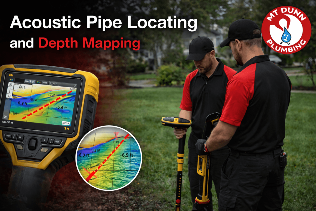 Acoustic Pipe Locating and Depth Mapping