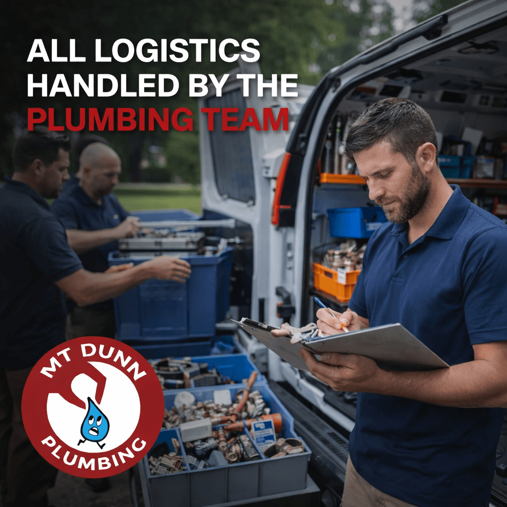 All logistics handled by the plumbing team ensuring timely completion