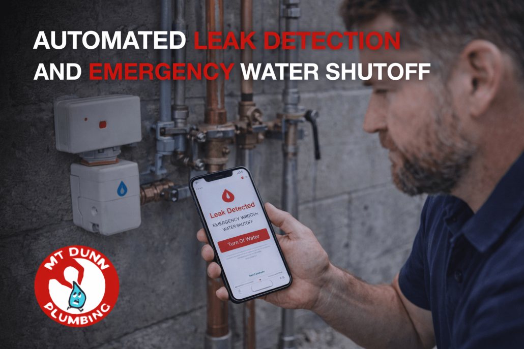 Automated Leak Detection and Emergency Water Shutoff mechanism