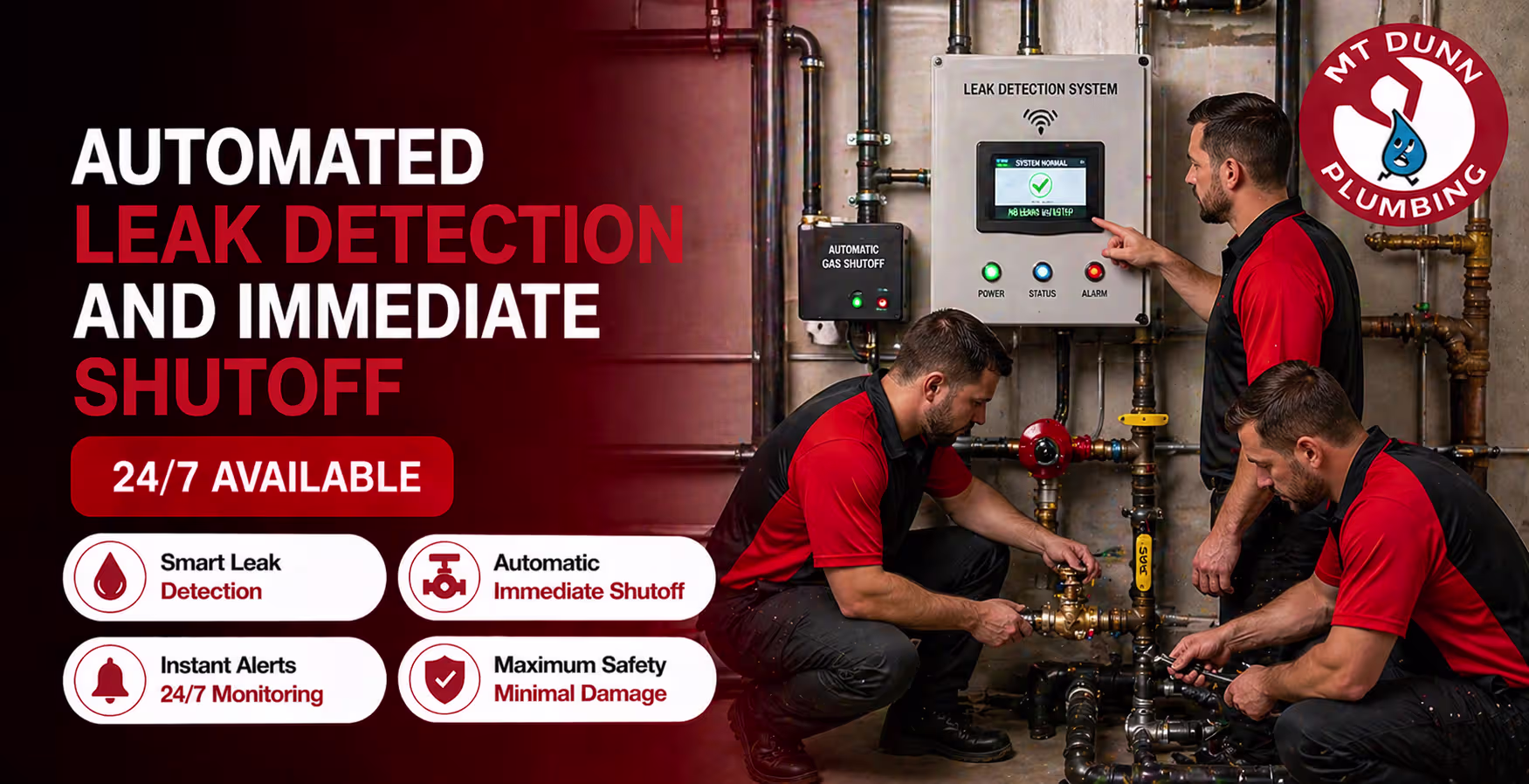 Automated Leak Detection and Immediate Shutoff