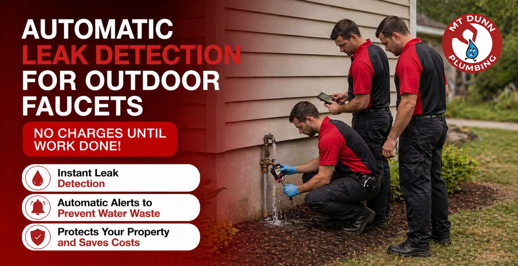 Automatic Leak Detection for Outdoor Faucets