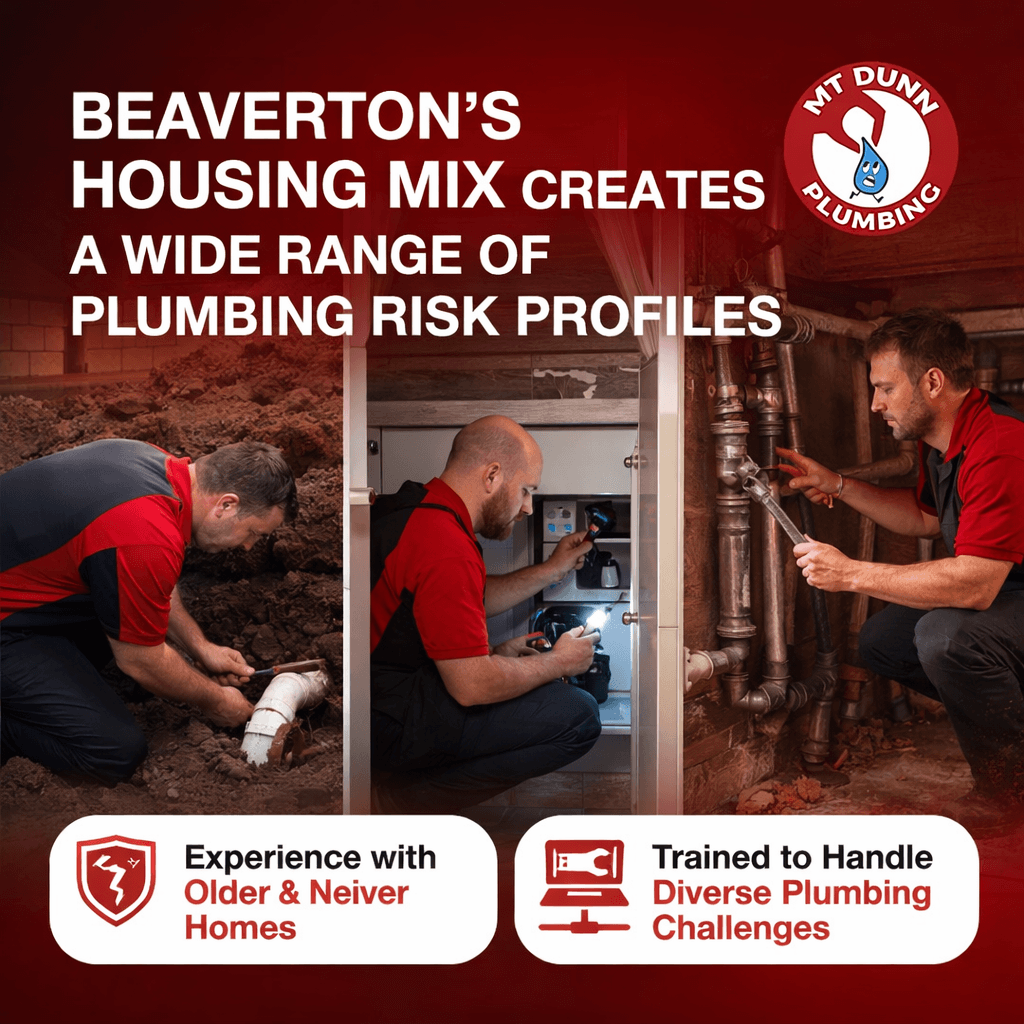 Beaverton's Housing Mix Creates a Wide Range of Plumbing Risk Profiles
