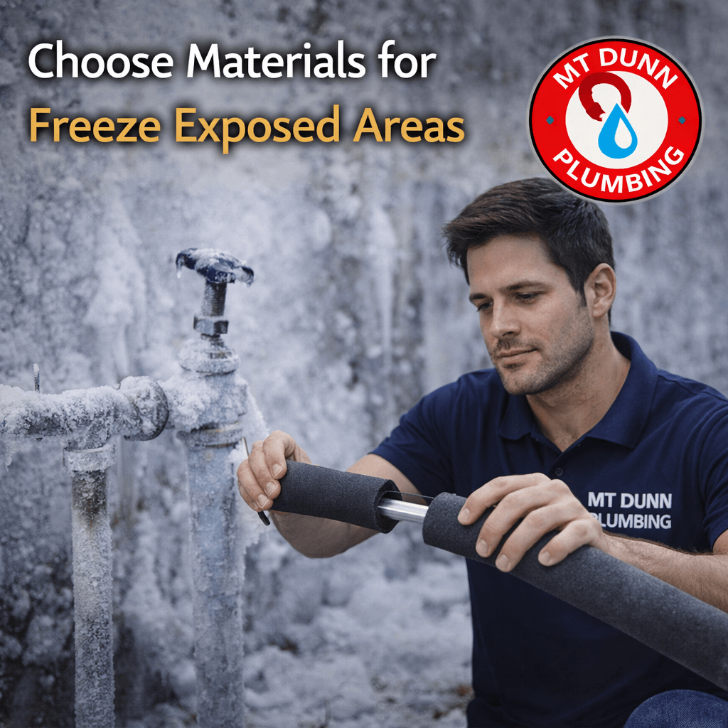 Choose Materials for Freeze Exposed Areas
