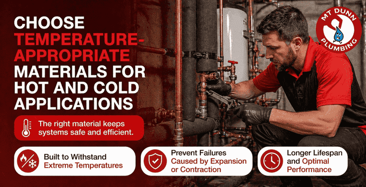 Choose Temperature-Appropriate Materials for Hot and Cold Applications