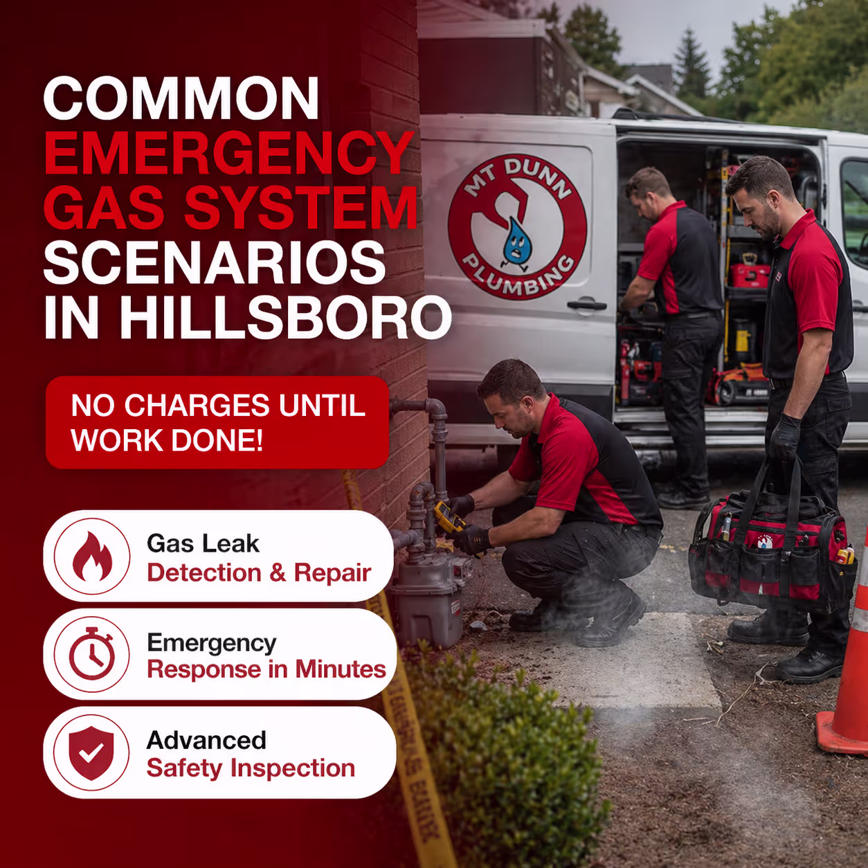 Common Emergency Gas System Scenarios in Hillsboro