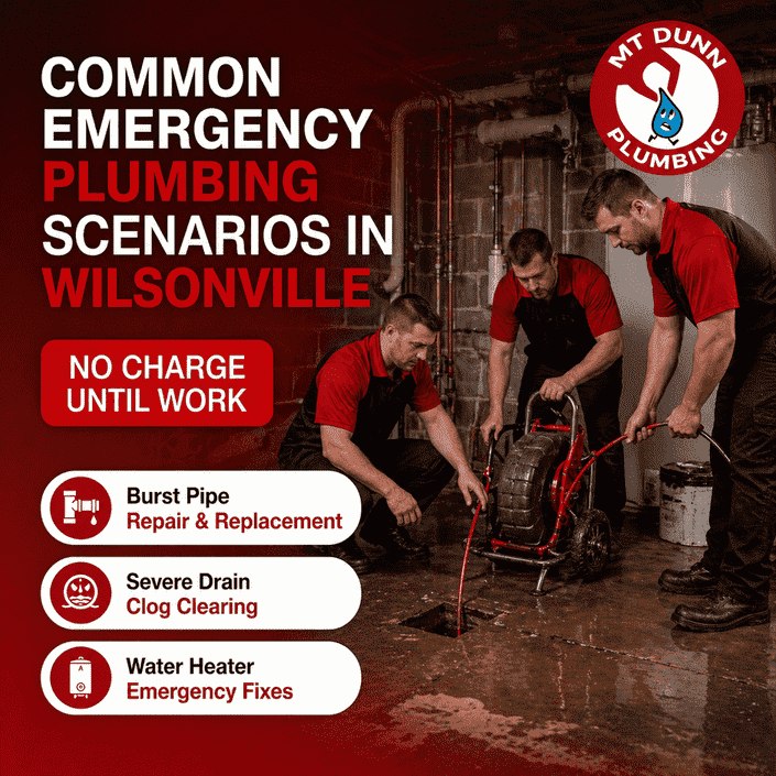 Common Emergency Plumbing Scenarios in Wilsonville