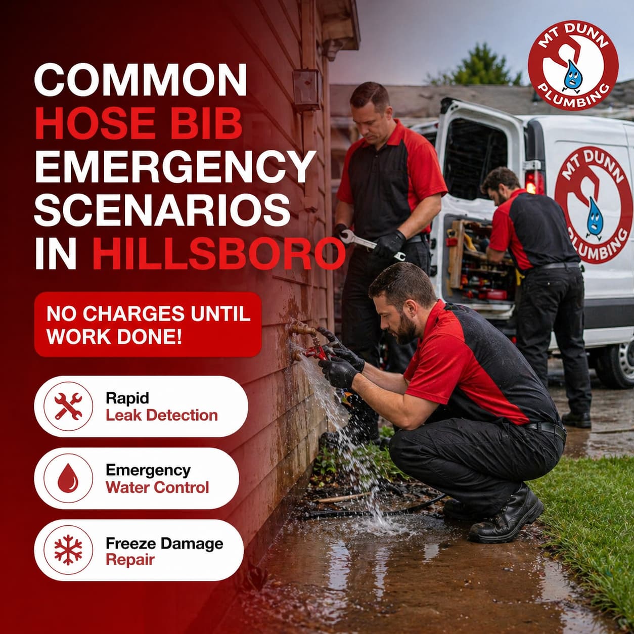 Common Hose Bib Emergency Scenarios in Hillsboro