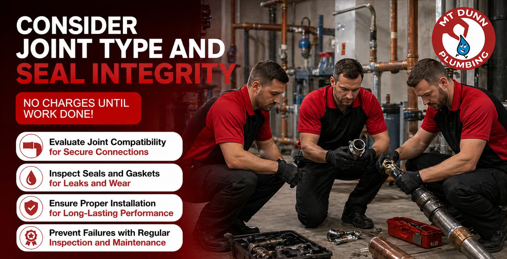 Consider Joint Type and Seal Integrity