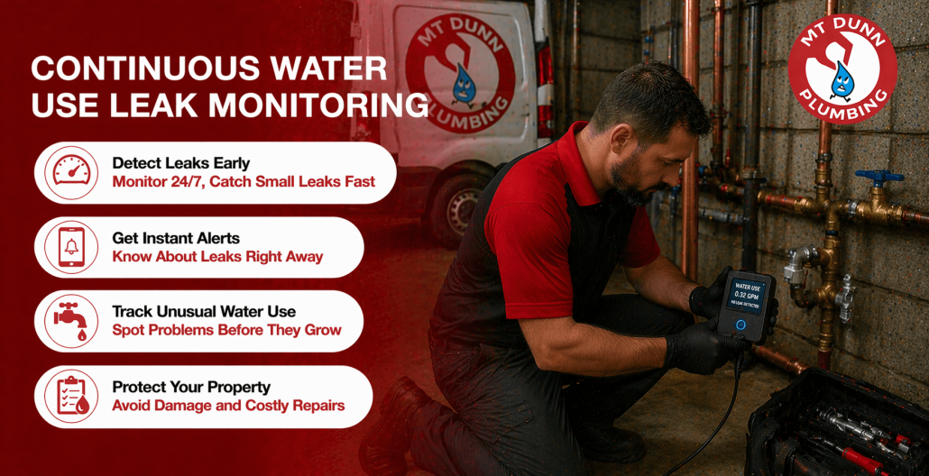Continuous Water Use Leak Monitoring