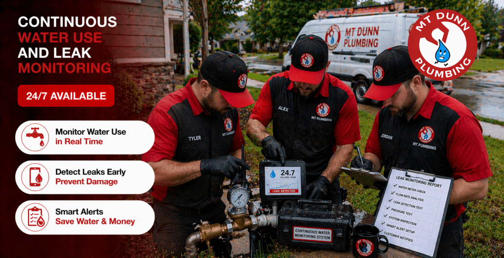 Continuous Water Use and Leak Monitoring