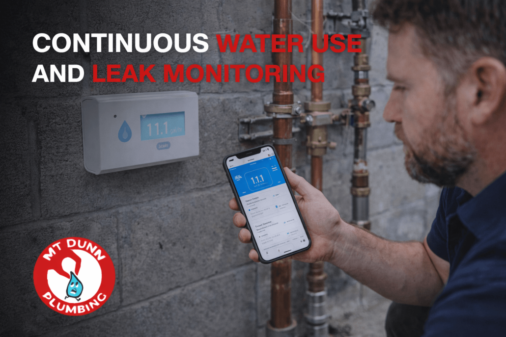 Continuous Water Use and Leak Monitoring setup