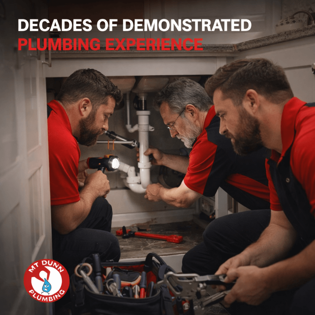 Decades of Demonstrated Plumbing Experience