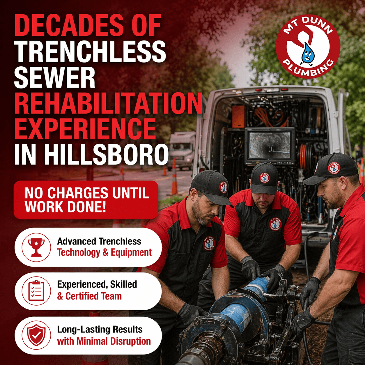 Decades of Trenchless Sewer Rehabilitation Experience in Hillsboro
