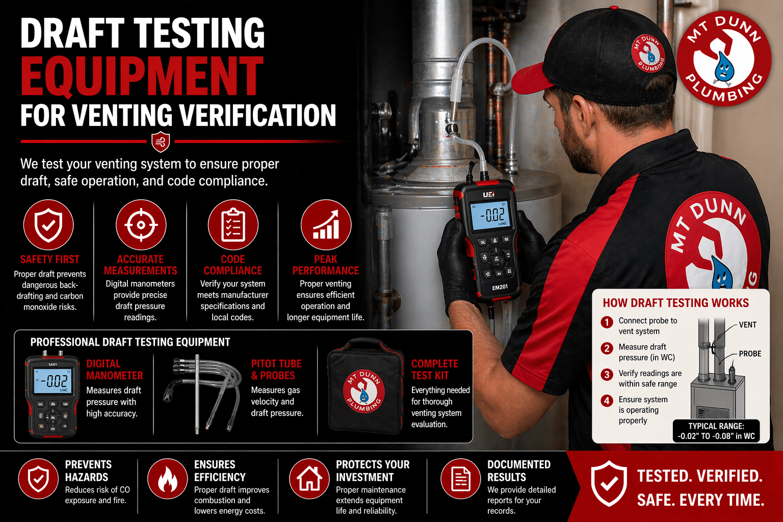 Draft Testing Equipment for Venting Verification