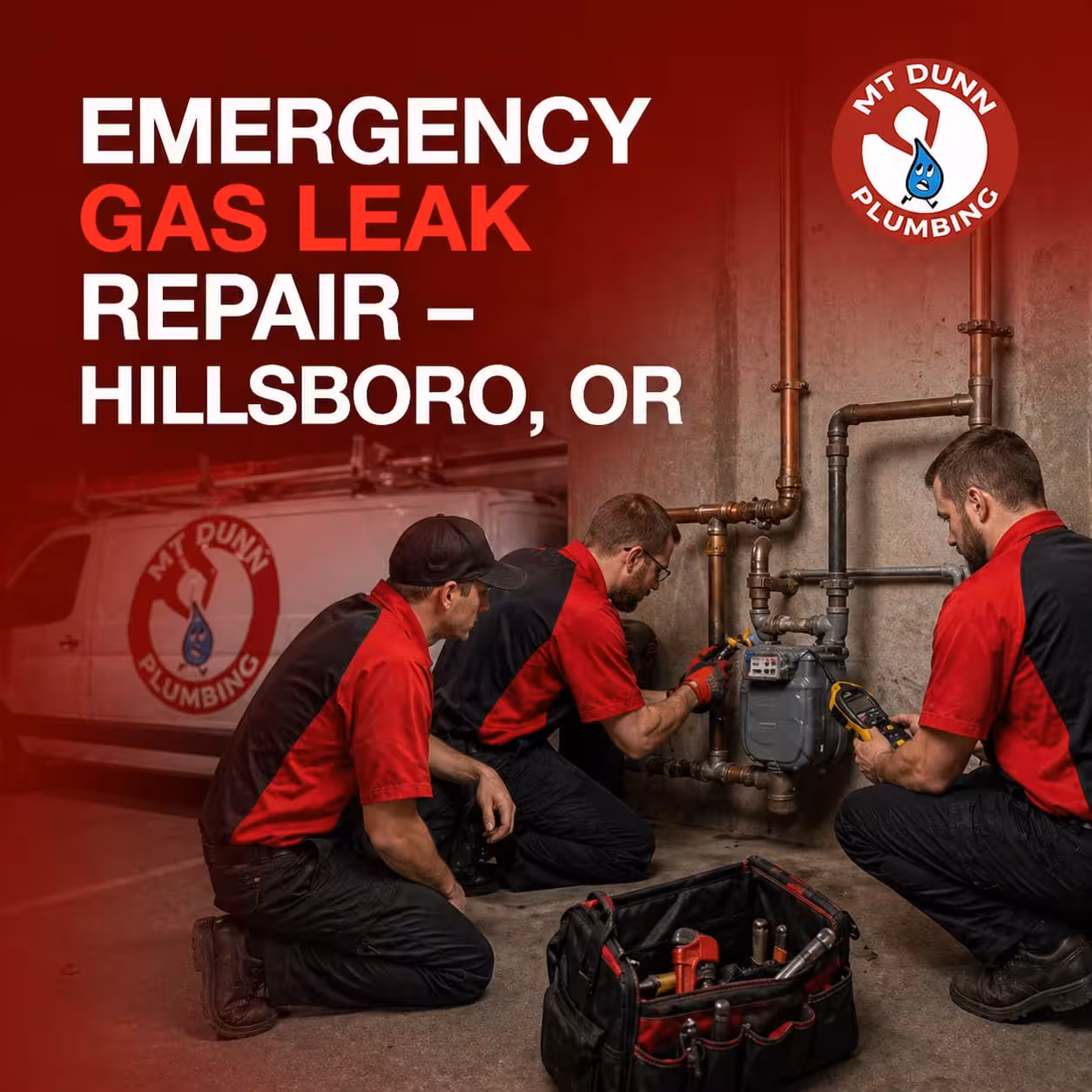 Emergency Gas Leak Repair – Hillsboro, OR