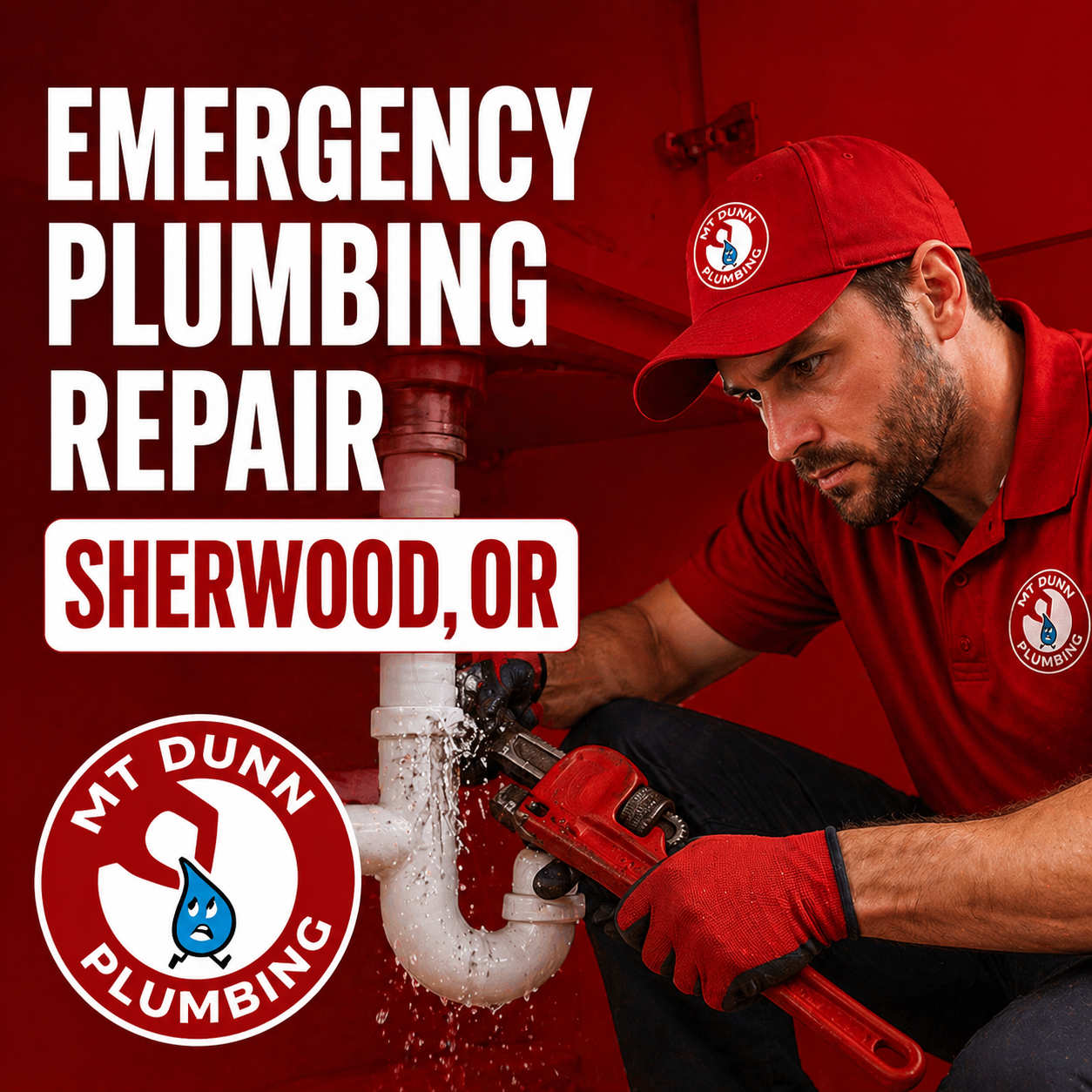 Emergency Plumbing Repair, Sherwood, OR