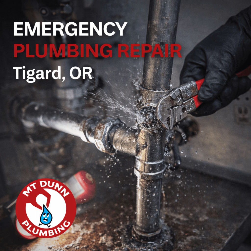 Emergency Plumbing Repair, Tigard, OR