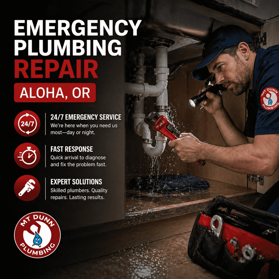Emergency Plumbing Repair – Aloha, OR