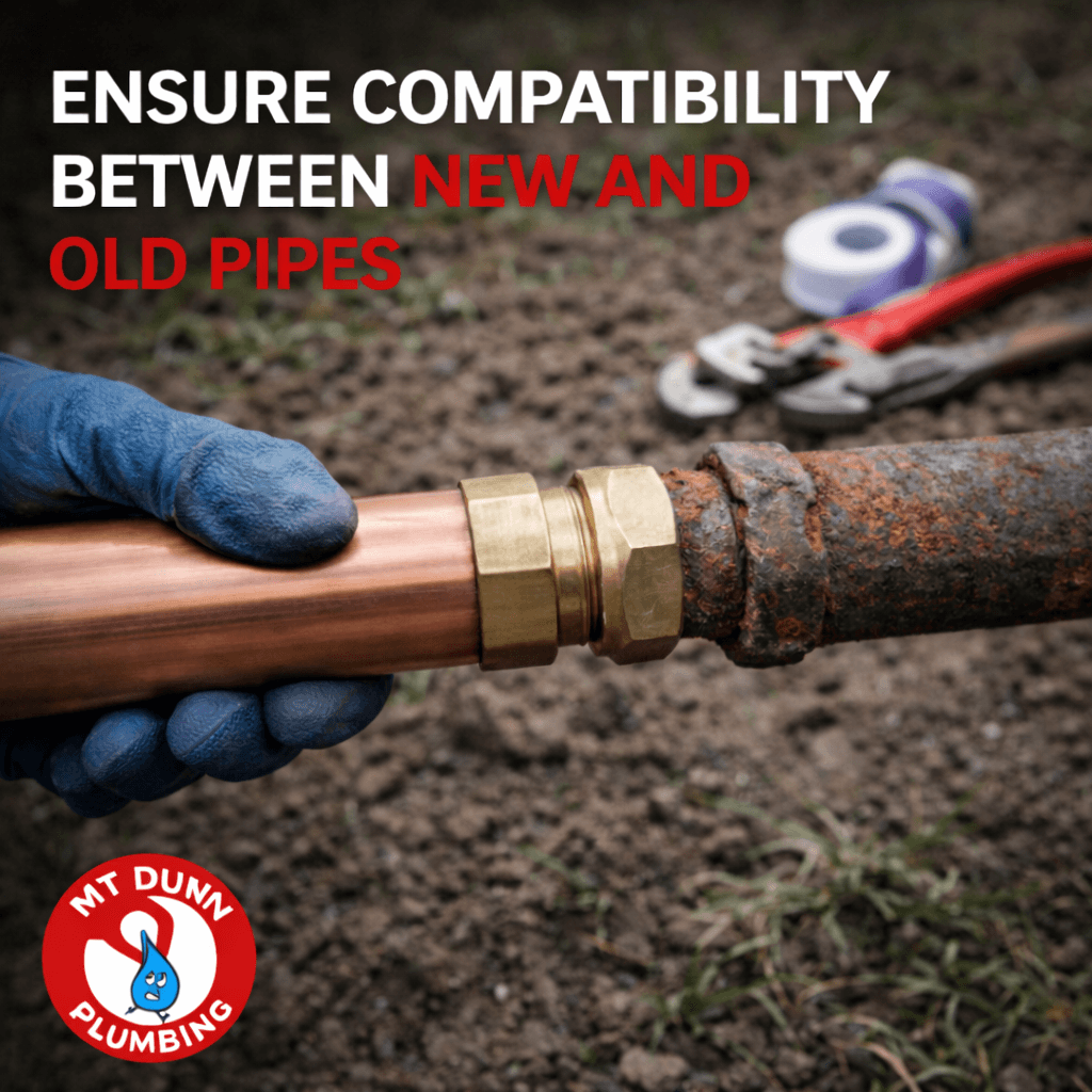 Ensure Compatibility Between New and Old Pipes to Prevent Leaks