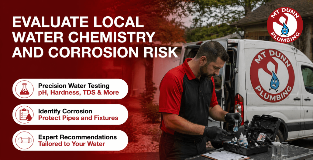 Evaluate Local Water Chemistry And Corrosion Risk
