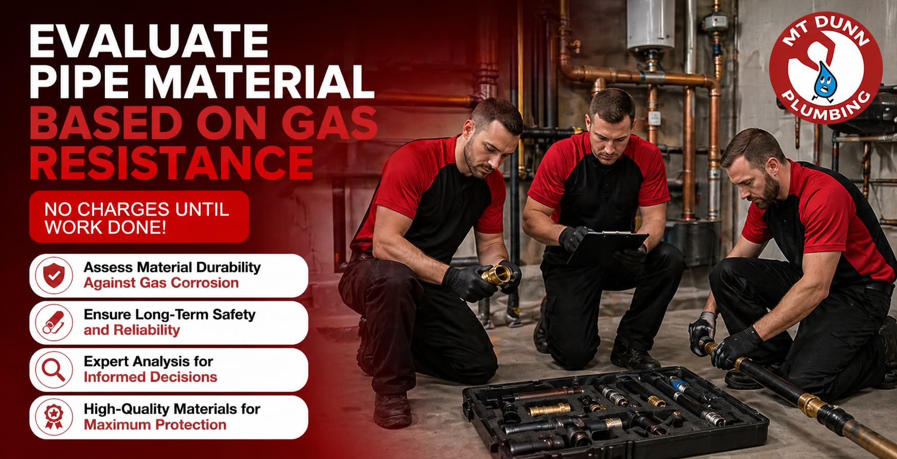 Evaluate Pipe Material Based on Gas Resistance