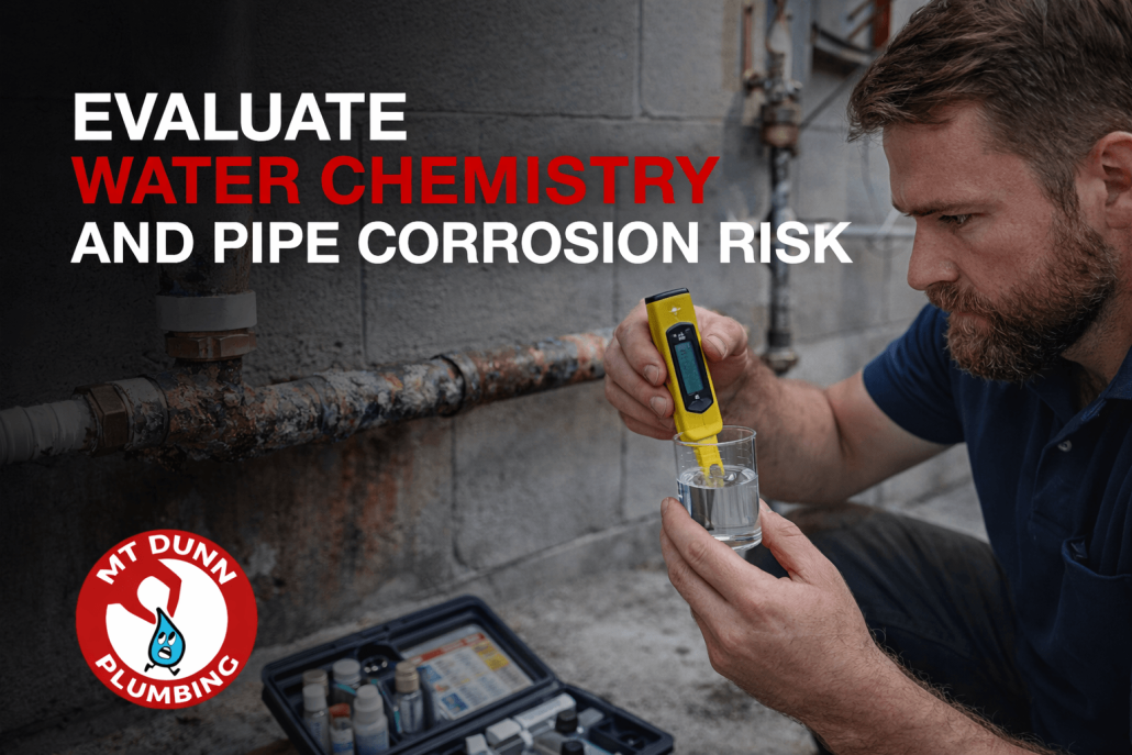 Evaluate Water Chemistry and Pipe Corrosion Risk impact