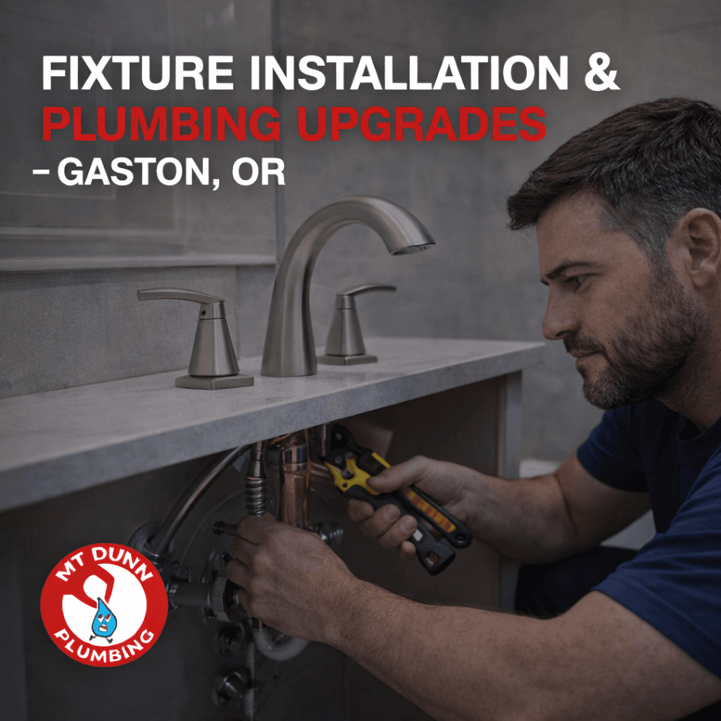 Fixture Installation & Plumbing Upgrades Gaston, OR