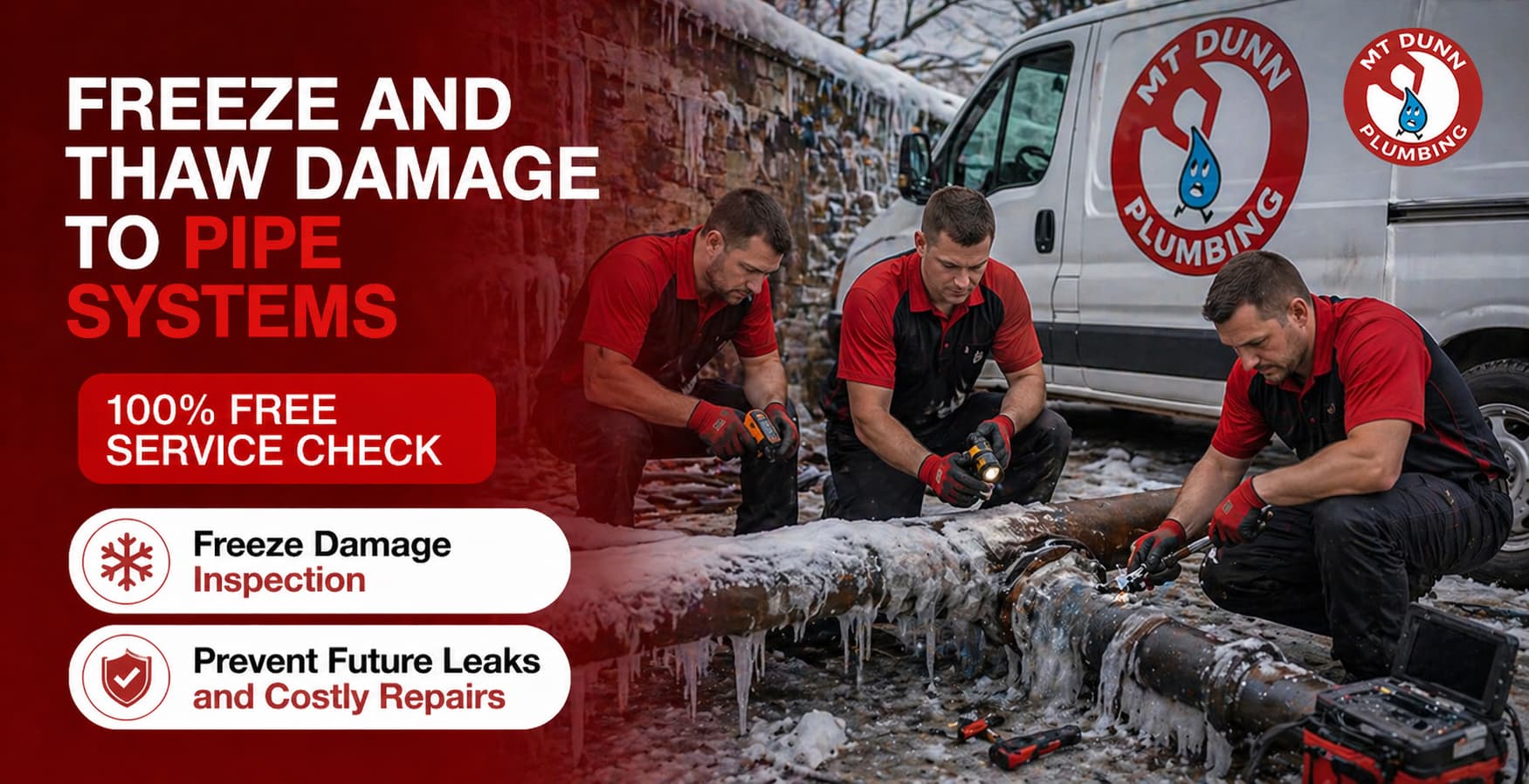 Freeze and Thaw Damage to Pipe Systems
