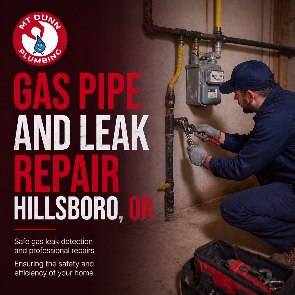 Gas Pipe and Leak Repair Hillsboro, OR