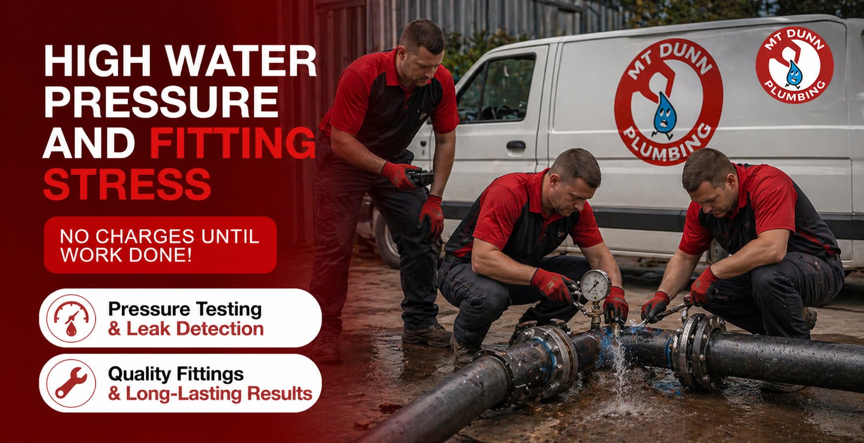 High Water Pressure and Fitting Stress