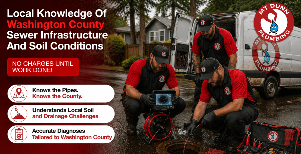 Local Knowledge Of Washington County Sewer Infrastructure And Soil Conditions