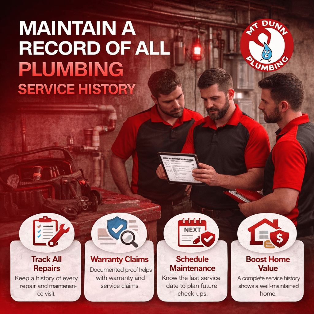 Maintain a Record of All Plumbing Service History