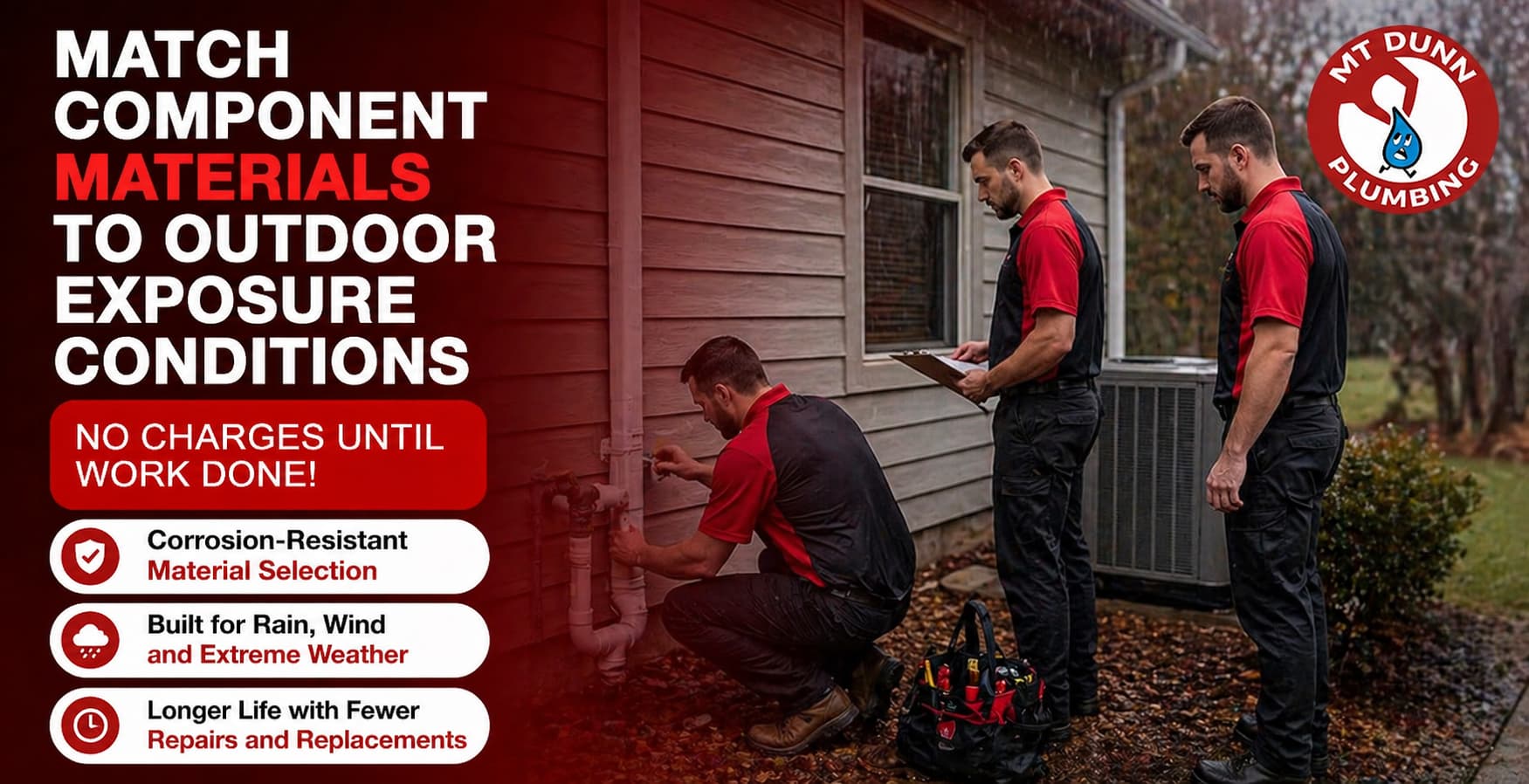 Match Component Materials to Outdoor Exposure Conditions