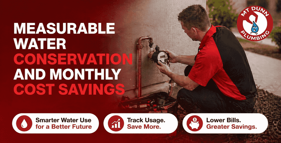 Measurable Water Conservation and Monthly Cost Savings
