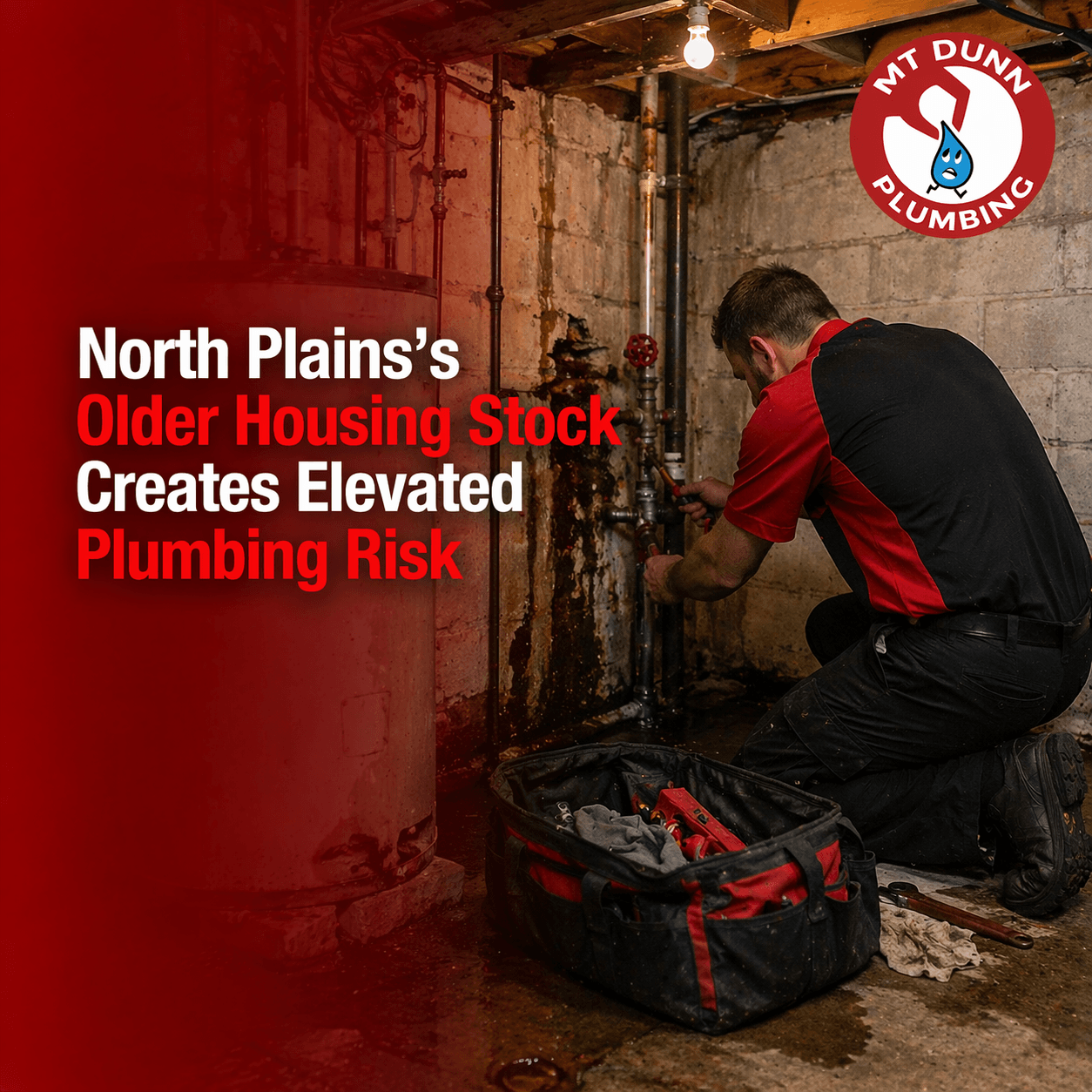 North Plains's Older Housing Stock Creates Elevated Plumbing Risk