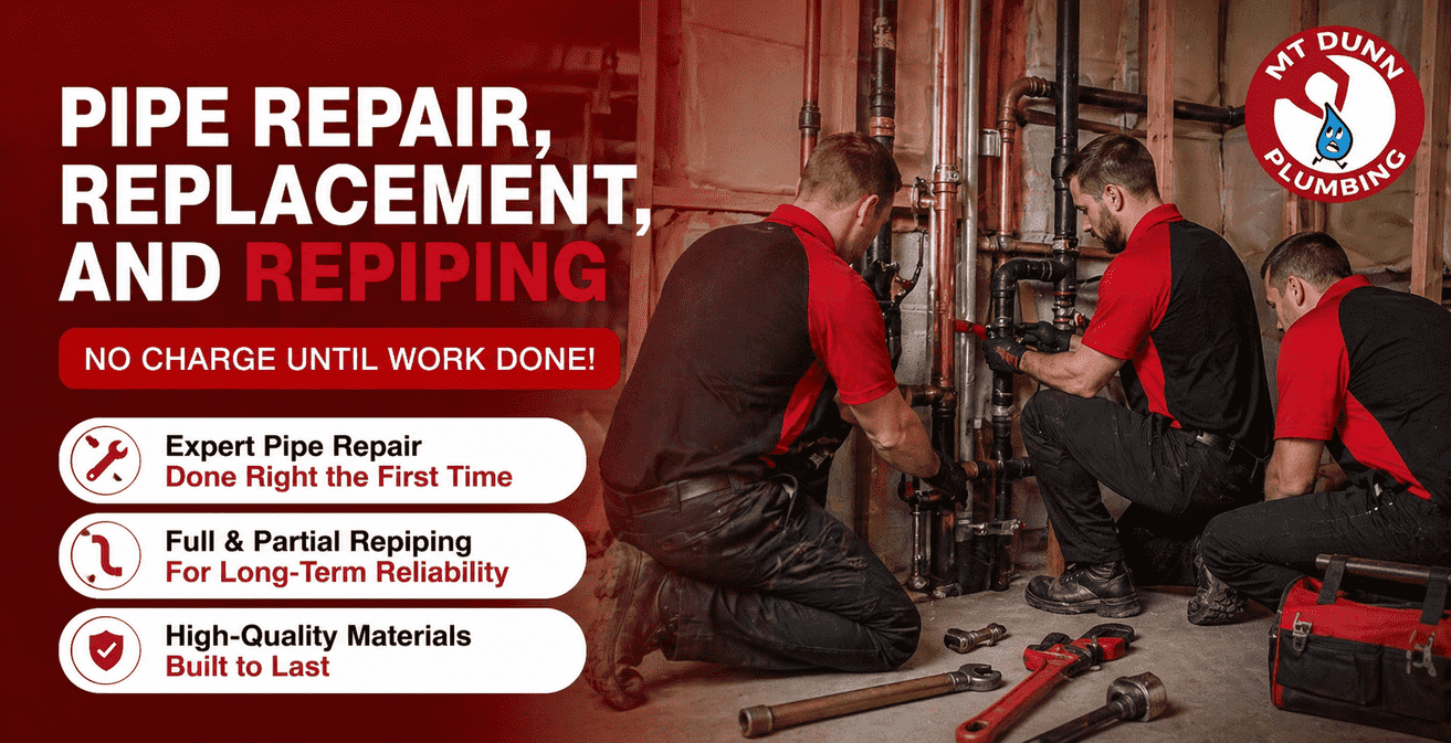 Pipe Repair, Replacement, and Repiping