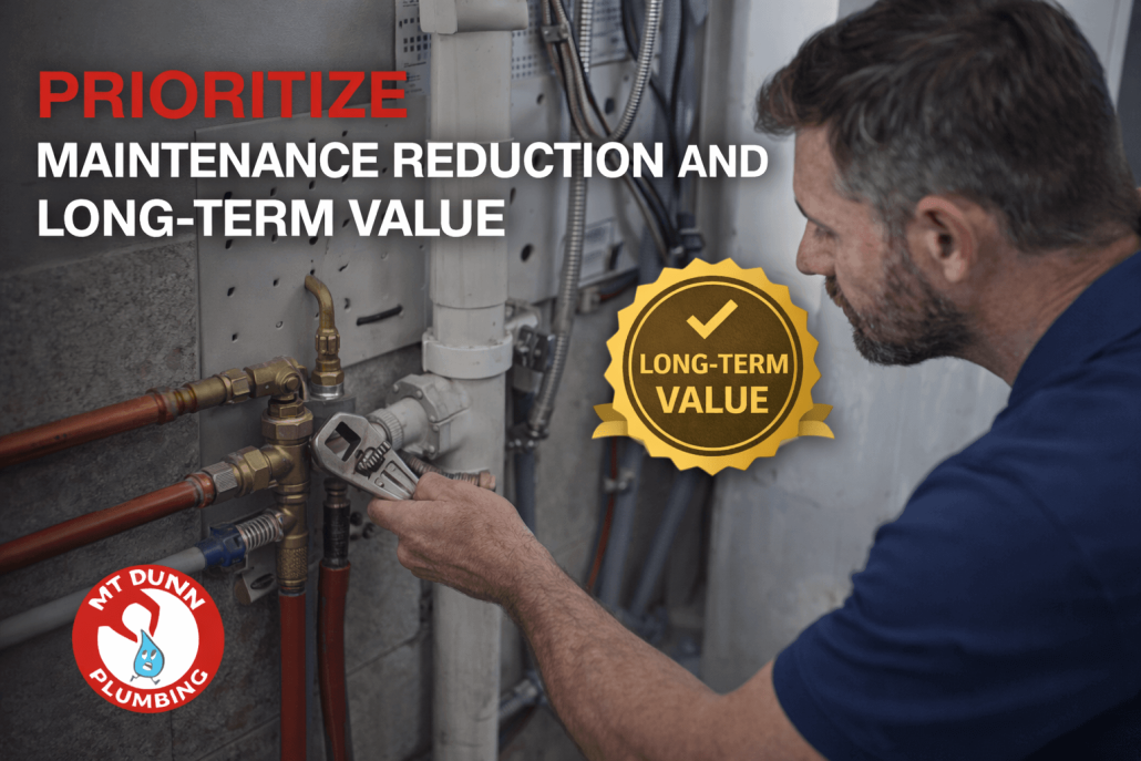 Prioritize Maintenance Reduction and Long-Term Value