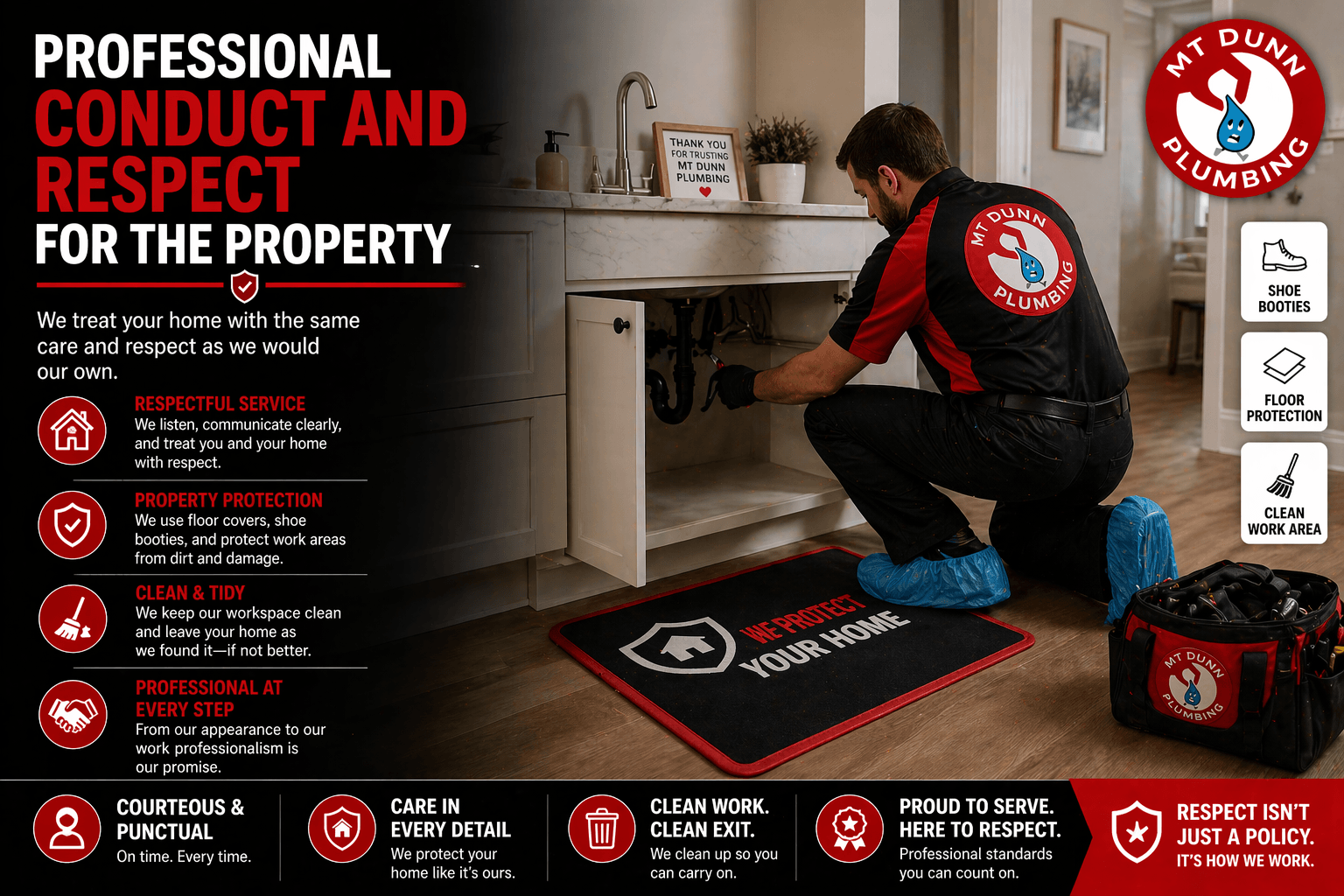 Professional Conduct and Respect for the Property