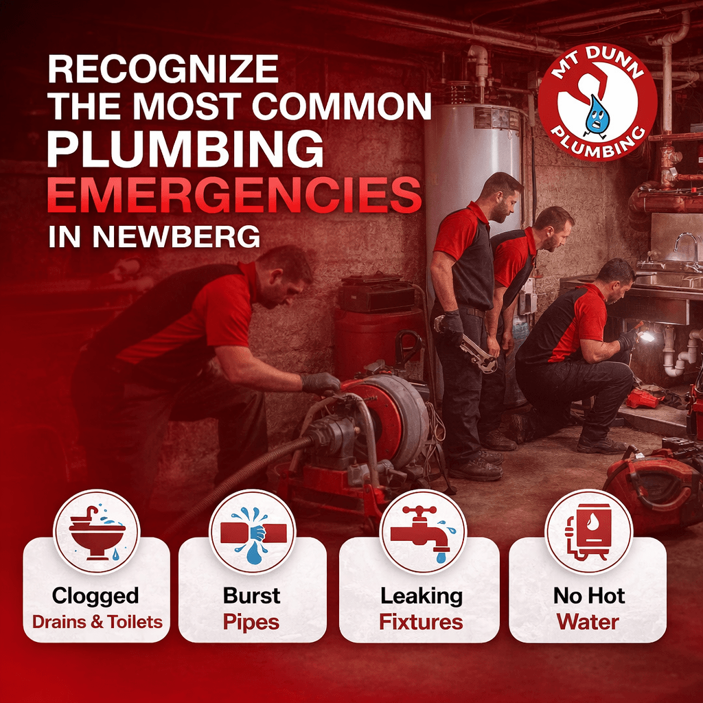 Recognize the Most Common Plumbing Emergencies in Newberg