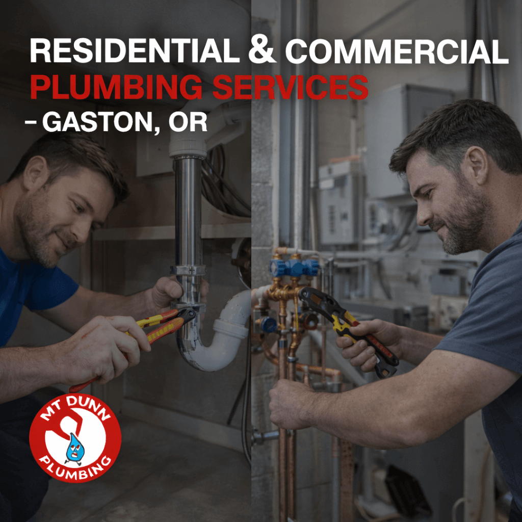 Residential & Commercial Plumbing Services Gaston, OR