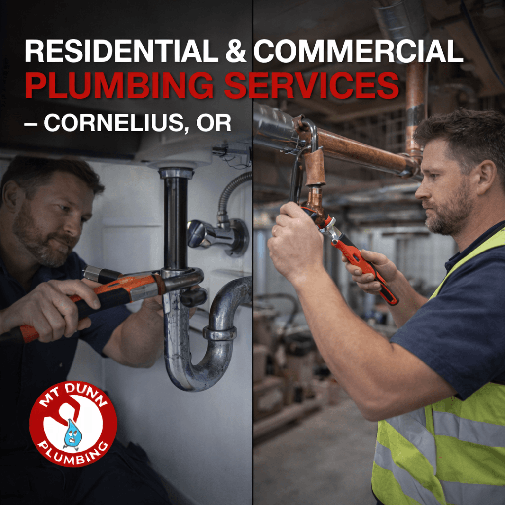 Residential & Commercial Plumbing Services – Cornelius, OR