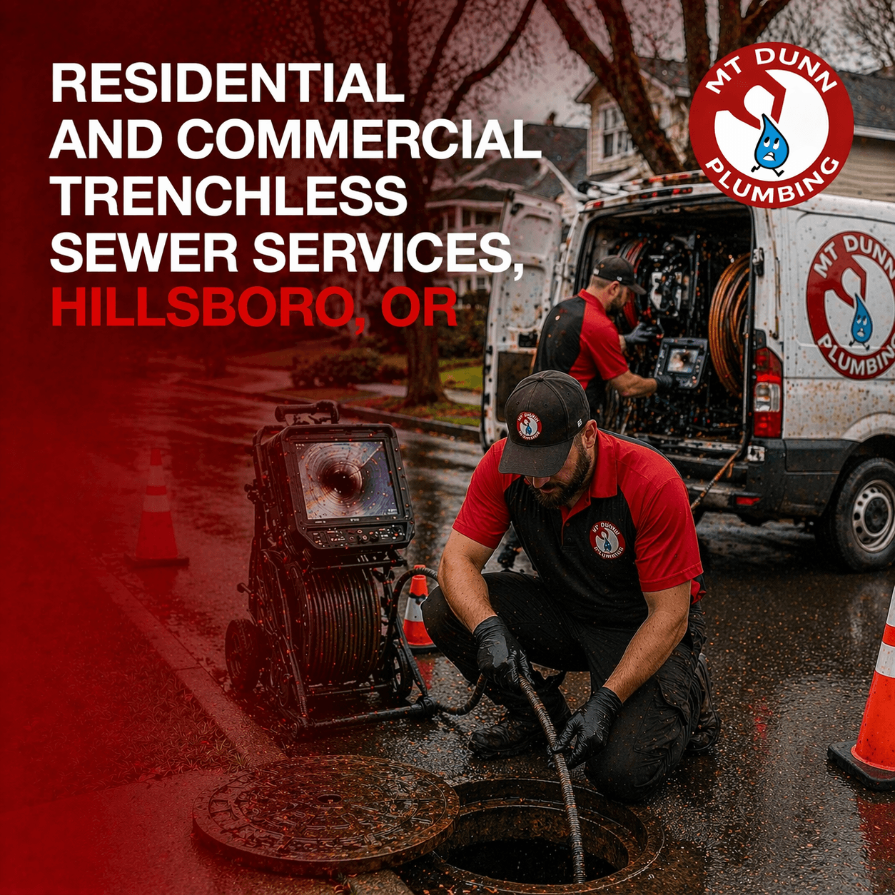 Residential and Commercial Trenchless Sewer Services, Hillsboro, OR