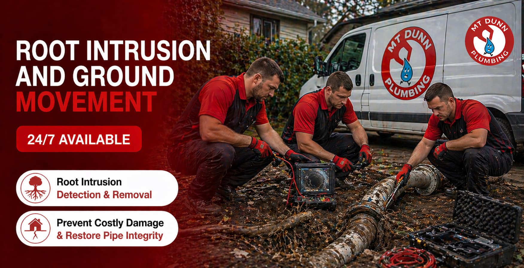 Root Intrusion and Ground Movement