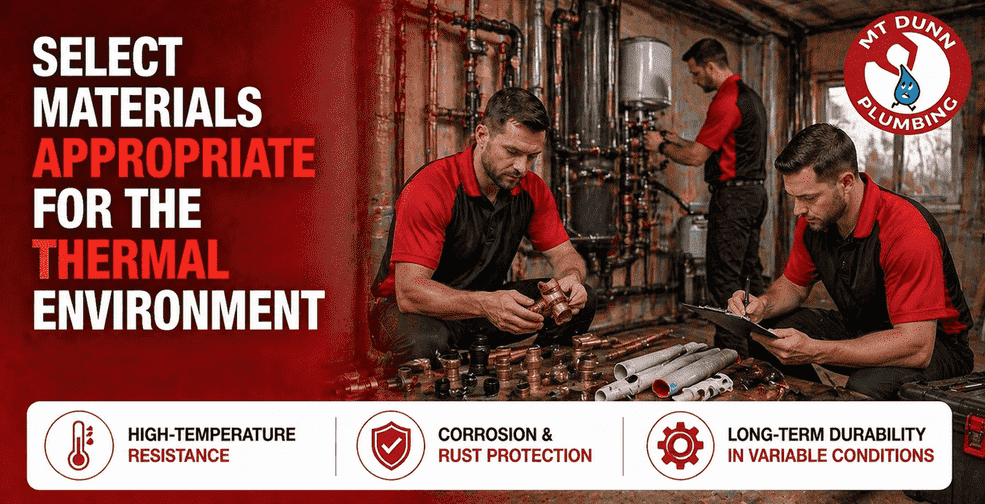 Select Materials Appropriate for the Thermal Environment