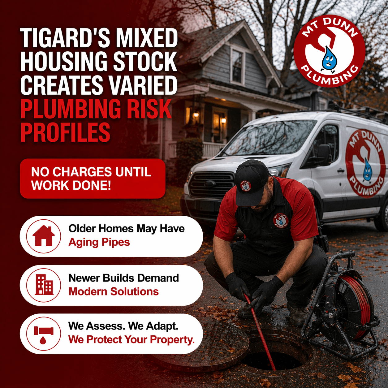Tigard's Mixed Housing Stock Creates Varied Plumbing Risk Profiles