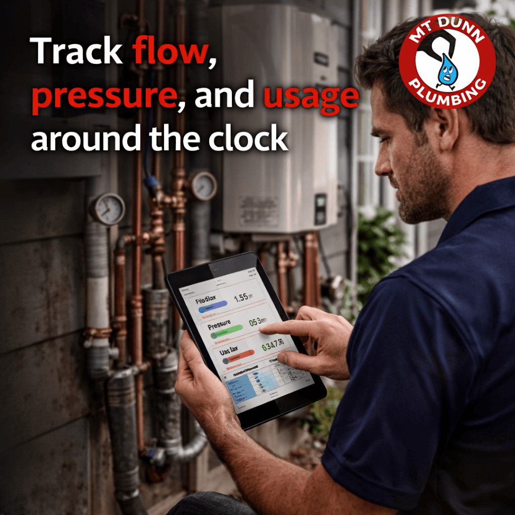 Track flow, pressure, and usage around the clock to optimize operations