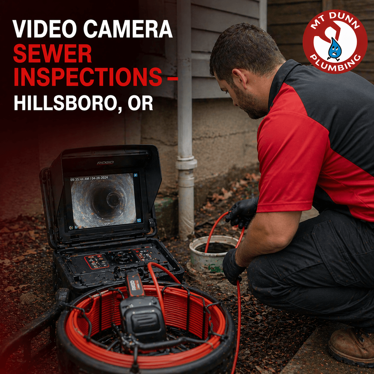 Video Camera Sewer Inspections – Hillsboro, OR