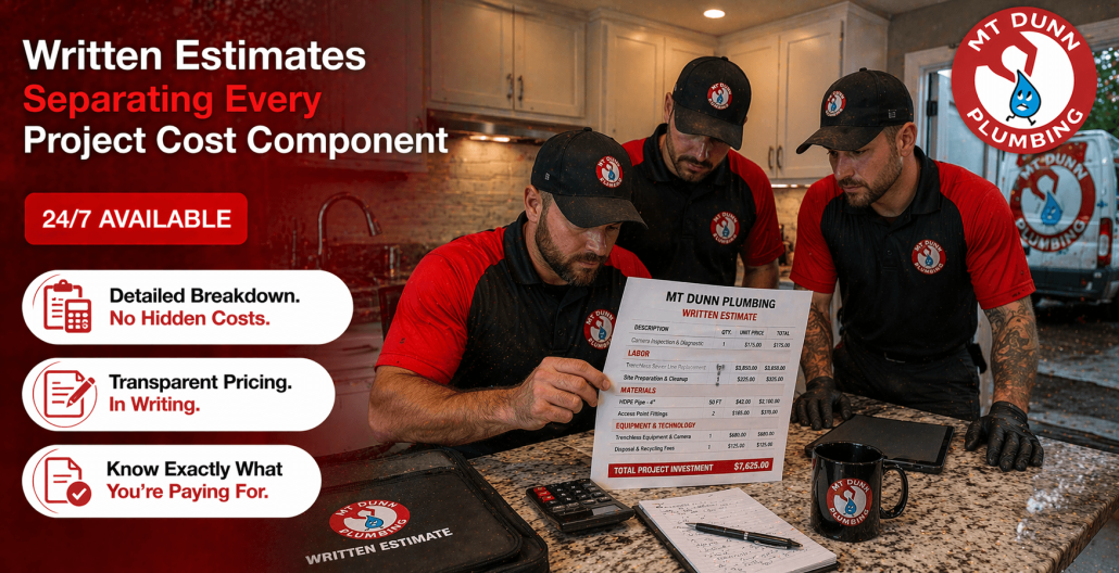 Written Estimates Separating Every Project Cost Component