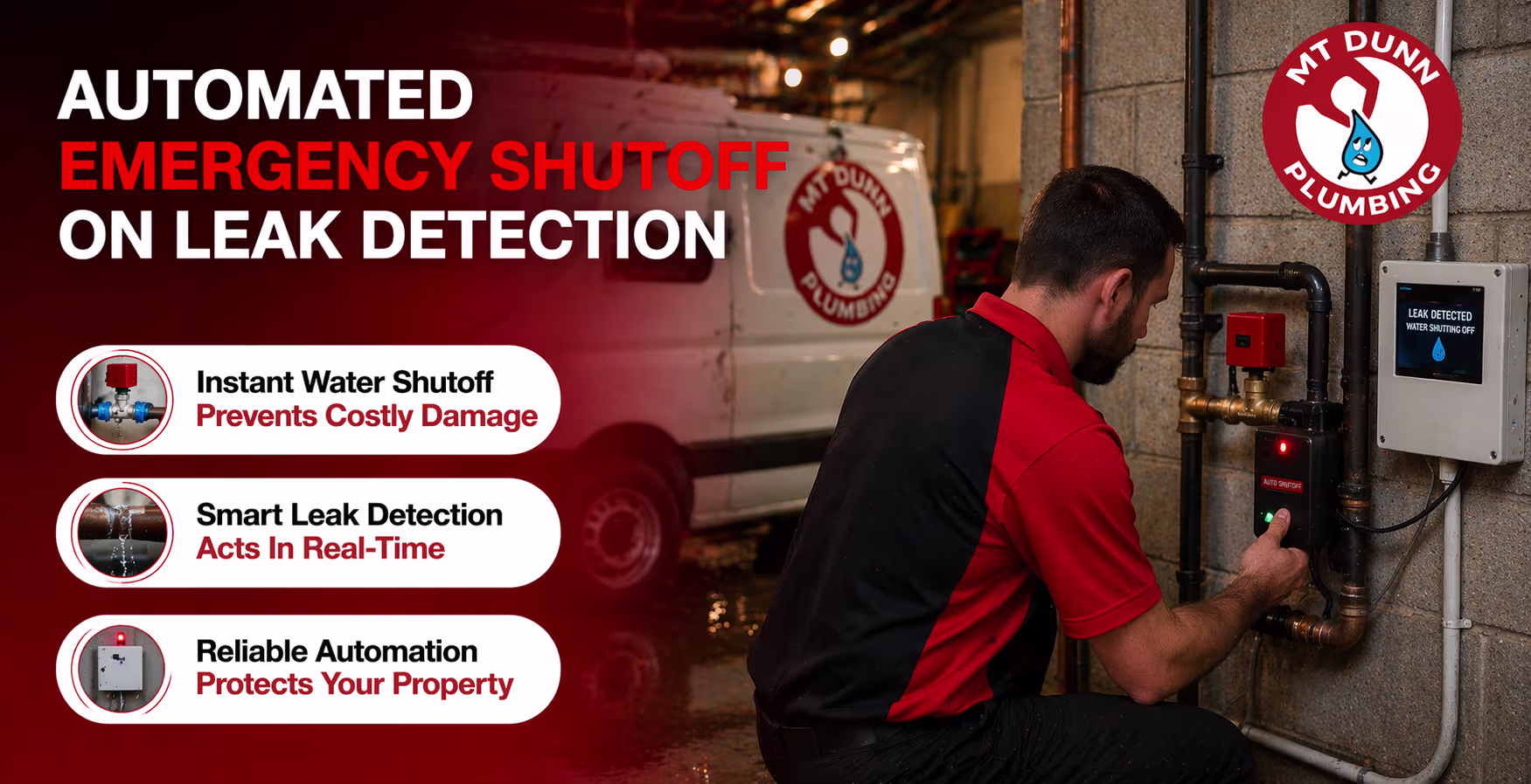 Automated Emergency Shutoff On Leak Detection